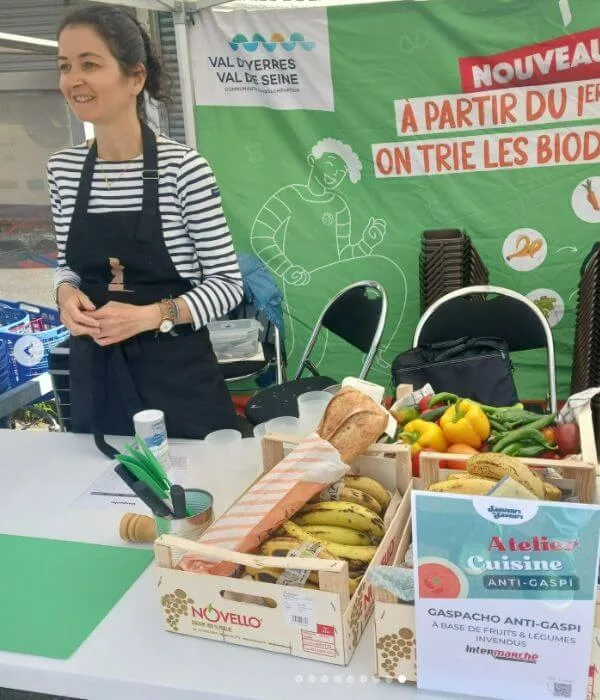 Stand de sensibilisation alimentation durable