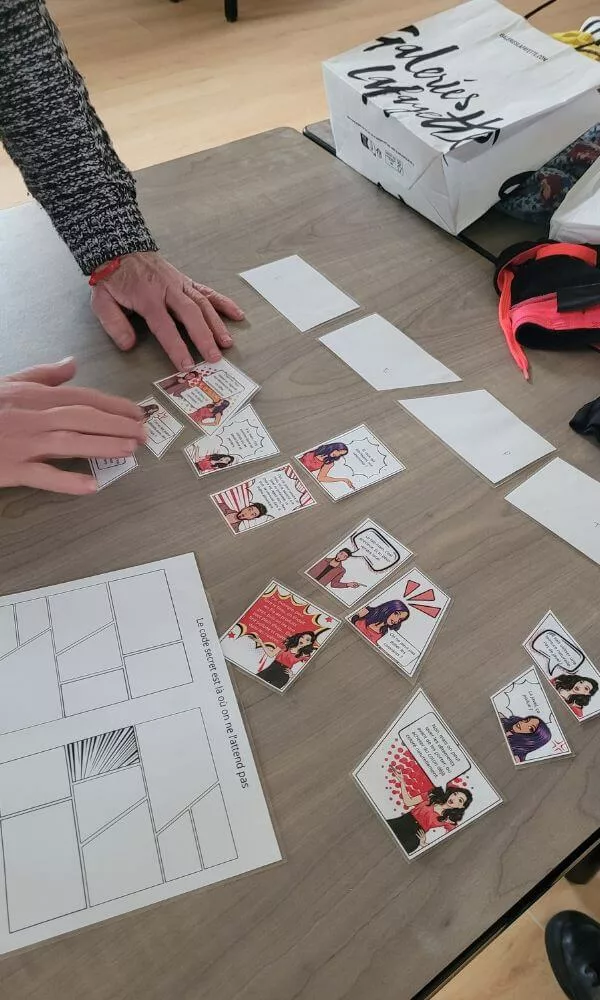 Escape game Mission Anti-Gaspi — participants en train de résoudre des énigmes sur le gaspillage alimentaire